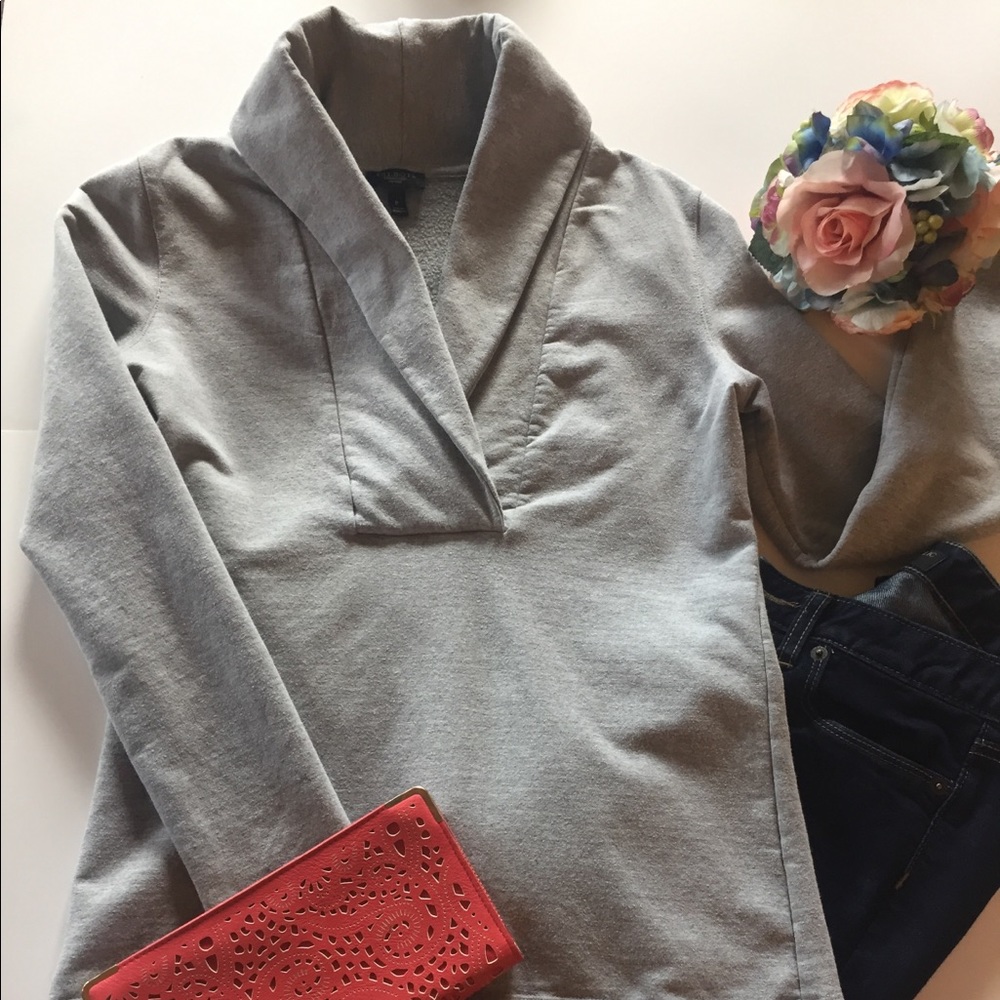 Talbots Petite Cowl Neck Top